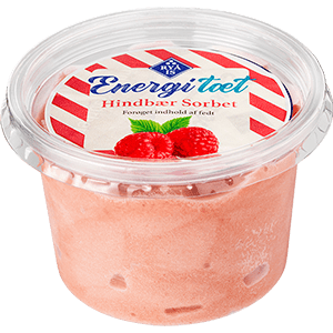 Hindbær sorbet
