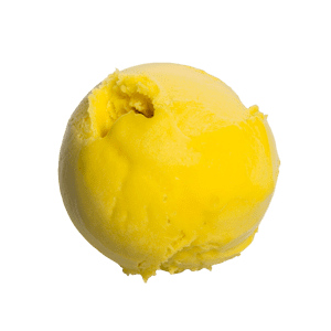 Scoop billede af Ryå is Mango Sorbet